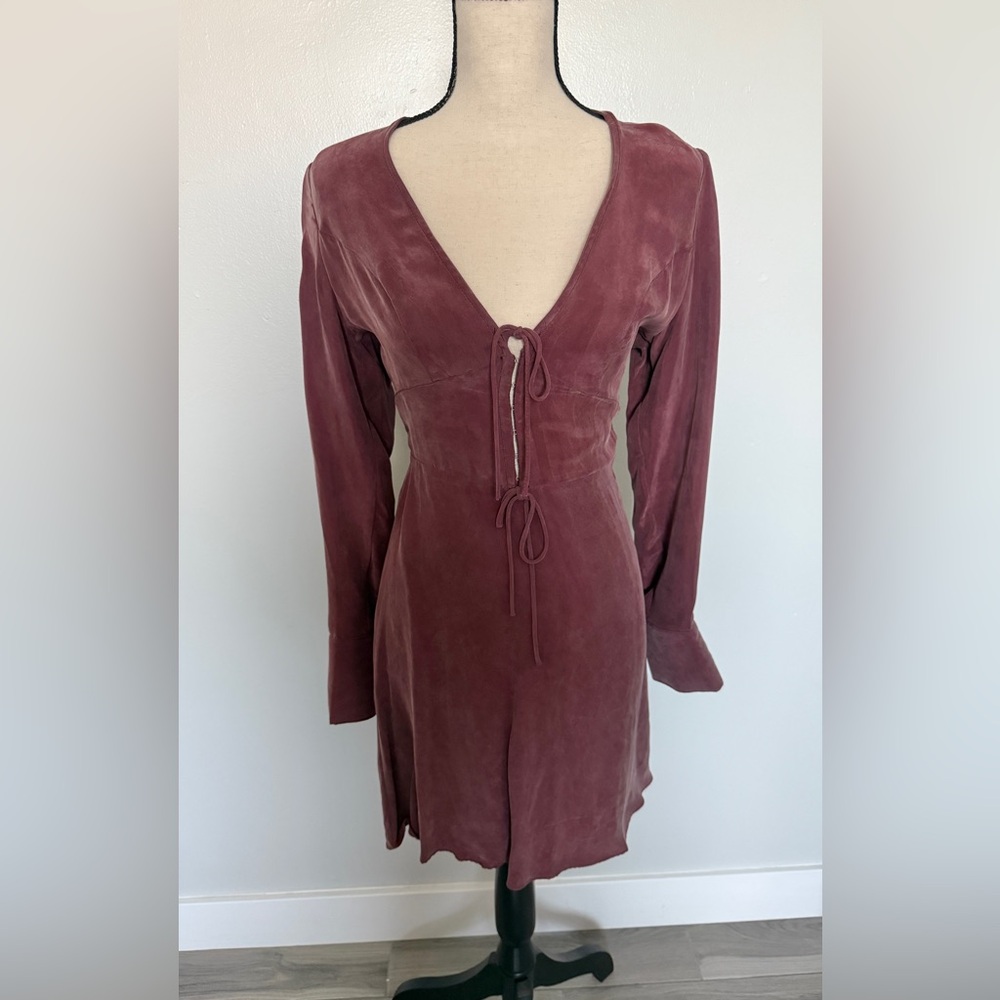 NWT Who What Wear Rich Burgundy Dress